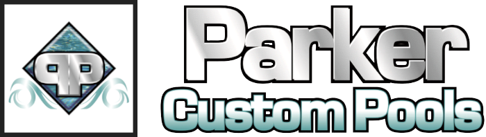 A green background with the words " pan custom " in silver.